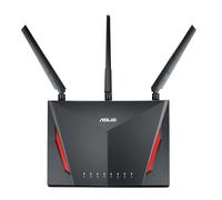 ASUS RT-AC86U wireless router Gigabit Ethernet Dual-band (2.4 GHz / 5 GHz) Black