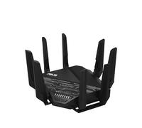 ASUS RT-BE96U BE19000 802.11BE Tri-Band Performance WiFi 7 Extendable Router with 6GHz support, Dual 10G Port, 320Mhz, lifetime internet security , MLO, Multi-RU puncturing , AiMesh Support