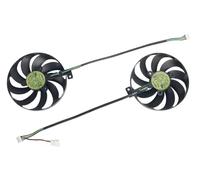ASUS RTX 2060 2070 2080 SUPER DUAL EVO GPU Replacement Fan for ASUS Graphics Cards, Air Cooling, 12V, 4-Pin Genunine Graphics Card Cooler, VGA Card Replacement GPU Fan T129215SU