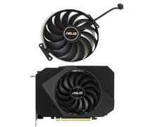 ASUS RTX 3050 3060 PHOENIX ITX GPU Replacement Fan for ASUS Graphics Cards, Air Cooling, 12V, 6-Pin Genunine Graphics Card Cooler, VGA Card Replacement GPU Fan CF1010U12S