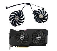 ASUS RTX 3070 3060 Ti DUAL OC GPU Replacement Fan for ASUS Graphics Cards, Air Cooling, 12V, 7-Pin Genunine Graphics Card Cooler, VGA Card Replacement GPU Fan