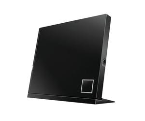 ASUS SBC-06D2X-U external 6X Blu-ray combo, Stand Design, Mac Compatible, M-DISC support, Disc Encryption, Unlimited Webstorage(12 months), NERO Backitup, E-Media