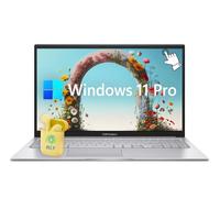 ASUS Touchscreen 15.6" FHD Business Laptop Computer, Intel 10-Core i7 13th Gen Processor, Windows 11 Pro 24GB RAM 1TB SSD, Intel Iris Xe Graphics, Backlit KB, Numeric Keypad, NLY Earphones, Silver