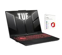 ASUS TUF 16” WUXGA 144Hz Gaming Laptop | AMD Ryzen 7 7445HS 3.2GHz | NVIDIA GeForce RTX 4050 | Backlit | Webcam | 16GB RAM DDR5 | 1024GB SSD | Windows 11 Pro | Bundle with Office 2021
