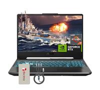 ASUS TUF A15 15.6" 144Hz FHD Gaming Laptop, AMD Ryzen 7 7435HS, NVIDIA GeForce RTX 3050, 32GB DDR5 RAM, 1TB PCIe SSD, RGB Backlit Keyboard, HD Camera, Black, Win 11 Pro, 128GB Docking Station Set