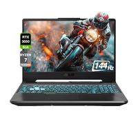 ASUS TUF A15 Gaming Laptop, AMD Ryzen 7 7435HS, 16 GB DDR5 RAM, 1 TB PCle SSD, 15.6" FHD (1920x1080) 144Hz Display, Nvidia G-Force RTX 3050, Backlit Keyboard, W11 Home, Black