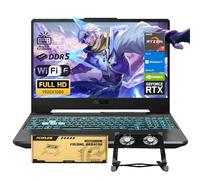 ASUS TUF A15 VR-Ready Gaming Laptop, 15.6" FHD 144Hz, AMD Ryzen 7 7435HS, NVIDIA GeForce RTX 3050, 64GB DDR5 RAM, 2TB SSD, Backlit KB, RJ-45, Bundle with PCO Notebook Fold Radiator, Cooler