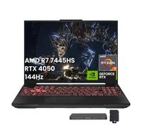 ASUS TUF A16 16" WUXGA 144Hz Gaming Laptop, AMD Ryzen 7 7445HS, NVIDIA GeForce RTX 4050, 16GB DDR5, 1TB SSD, 1-Zone RGB Backlit Keyboard, Copilot, Webcam, Win 11 Pro, Gray, 1TB Docking Station Set