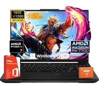 ASUS TUF A16 Gaming Laptop, Office, 16" FHD 165 Hz, Radeon RX 7700S 8 GB(Beats RTX 4060), AMD Ryzen 7 7735HS(Up to 4.75 GHz, Beats i7-13620H), 16 GB DDR5, 1 TB SSD, Wi-Fi 6, Windows 11 Pro
