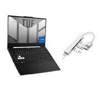 Asus TUF Dash 15.6" 144Hz FHD Gaming Laptop | 12th Generation Core i7-12650H | 16GB RAM DDR5| 512GB SSD |NVIDIA GeForce RTX 3060 | Backlit | Windows 11 Home | Bundle with USB 3.0 Hub