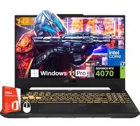 ASUS TUF F15 Gaming Laptop, 15.6" 144Hz FHD IPS, Intel 13th Core i7-13620H(Beat i9-12900), NVIDIA RTX 4070, 64 GB DDR5, 4 TB SSD, Wi-Fi 6, Backlit Keyboard, Win 11 Pro & Office Lifetime