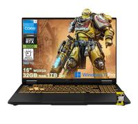 ASUS TUF F16 Gaming Laptop 16" WUXGA IPS 165Hz (100% sRGB) Intel 10-core i5-13450HX 32GB RAM 1TB SSD GeForce RTX 5050 (Up to 440 AI Tops) RGB Backlit Thunderbolt Win11Pro ICP Hub