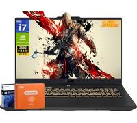 ASUS TUF F17 Gaming Laptop, 17.3" WQHD 240 Hz, Intel 10-Core i7-13620H, GeForce RTX 4070 8 GB, 32 GB DDR5 RAM, 1 TB SSD, Wi-Fi 6, RGB Backlit Keyboard, Thunderbolt 4, MS Office Pro & Windows 11 Pro