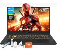 ASUS TUF F17 Gaming Laptop, 17.3" WQHD 240Hz Display, Intel i7-13620H, NVIDIA GeForce RTX 4070, 64 GB DDR5 RAM, 2 TB SSD, Microsoft Office Lifetime License, Backlit Chiclet Keyboard, Windows 11 Pro