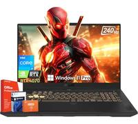 ASUS TUF F17 Gaming Laptop, Microsoft Office Lifetime License, Intel i7-13620H, NVIDIA GeForce RTX 4070, 32 GB DDR5 RAM, 1 TB SSD, 17.3" WQHD 240Hz Display, Backlit Chiclet Keyboard, Windows 11 Pro