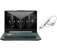 ASUS TUF Gaming 15.6 inch FHD 144Hz Laptop | AMD Ryzen 7-7435HS(Beat i7-1355U) |NVIDIA GeForce RTX 3050 | Backlit | Black | 16GB RAM DDR5 | 512GB SSD | Windows 11 Home | Bundle with USB 3.0 Hub