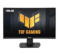 ASUS TUF Gaming 24" (23.6" Viewable) Curved Monitor (VG24VQER) - FHD, 180Hz, 1ms, DCI-P3 90%, Extreme Low Motion Blur Sync, FreeSync, Shadow Boost, Eye Care, DisplayWidget Center, Warranty 3