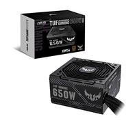 ASUS TUF Gaming 650W Bronze PSU (Power Supply, 80 PLUS Bronze, Military-grade Certification, Dual ball Fan Bearings, Protective PCB Coating, Axial-tech Fan Design, 0dB, 6-year warranty)