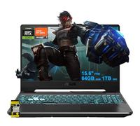 ASUS TUF Gaming A15 Laptop 15.6" FHD Anti-Glare 144Hz AMD Octa-core Ryzen 7 7435HS (Beats i7-12700H) 64GB RAM 1TB SSD GeForce RTX 3050 Backlit USB-C Fast Charge Win11 w/ICP Accessory