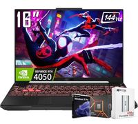 ASUS TUF Gaming A16 Gaming Laptop, 16” WUXGA 144Hz 16:10 Display, AMD Ryzen 7 7445HS(>Intel i7-13700), NVIDIA RTX 4050, Backlit KB, AI Noise-Cancellation, Win11 PRO, W/128GB PSD(16GB|512GB SSD)