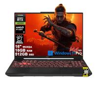 ASUS TUF Gaming A16 Laptop 16" WUXGA IPS 144Hz AMD 8-core Ryzen 7 170 16GB RAM 512GB SSD GeForce RTX 4050 RGB Backlit Type-c AI Noise Cancelation Win11Pro ICP Acc