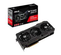 ASUS TUF Gaming AMD Radeon RX 6700 XT OC Edition Graphics Card AMD RDNA 2, PCIe 4.0, 12GB GDDR6, HDMI 2.1, DisplayPort 1.4a, Dual ball fan bearings, all-aluminum shroud, reinforced frame, GPU Tweak II