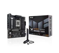ASUS TUF B850M-E Gaming Wi-Fi AMD Micro-ATX Motherboard, 8+2+1 Power Stages, DDR5, PCIe 5.0 Slots, 3 M.2 Slots, Wi-Fi 6E, Realtek 2.5 Gb Ethernet, USB-C 10 Gbps, BIOS Flashback and Aura Sync