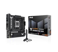 ASUS TUF GAMING B850M-PLUS WIFI AMD mATX motherboard, 14+2+1 80A DrMOS power stages, DDR5, PCIe 5.0 Ready, 3xM.2 slots, Wi-Fi 6E, Realtek 2.5Gb Ethernet, DisplayPort, HDMI, BIOS FlashBack, Aura Sync