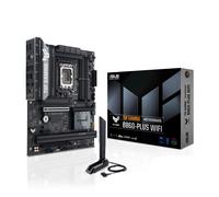 ASUS TUF GAMING B860 PLUS WIFI Intel ATX motherboard, 12+1+2+1 80A DrMOS power stages, DDR5, PCIe 5.0, 3xM.2 slots, WiFi 7, 2.5Gb Ethernet, DisplayPort, USB 20Gbps Type-C with DP Alt mode