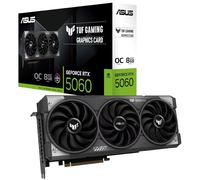 ASUS TUF Gaming GeForce RTX 5060 OC Edition 8GB GDDR7 Gaming Graphics Card (Nvidia GeForce RTX5060 DLSS 4, 3,125 Slot Design, PCIe 5.0, 3X DisplayPort 2.1b, 1x HDMI 2.1b, TUF-RTX5060-O8G-GAMING)