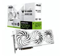 ASUS TUF Gaming GeForce RTX 5070 Ti 16GB GDDR7 White OC Edition Gaming Graphics Card - 90YV0MD3-M0NA00
