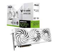 ASUS TUF Gaming GeForce RTX ™ 5070 Ti 16GB GDDR7 White OC Edition Gaming Graphics Card (PCIe® 5.0, HDMI®/DP 2.1, 3.125-slot, Military-Grade Components, Protective PCB Coating, axial-tech Fans)