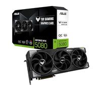 ASUS TUF Gaming GeForce RTX 5080 16GB GDDR7 OC Edition Gaming Graphics Card (PCIe 5.0, HDMI/DP 2.1, 3.6-slot, military-grade components, protective PCB coating, axial-tech fans, vapor chamber)