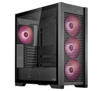 ASUS TUF Gaming GT302 ARGB ATX Mid-Tower Case Four 140 x 28 mm ARGB Fans for high Airflow and Static Pressure, Interchangeable Side Panel, Detachable top Panel, Hidden-Connector Motherboard Support