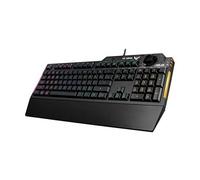 ASUS TUF Gaming K1 RGB. Keyboard form factor: Full-size (100%). Keyboard style: Straight. Connectivity technology: Wired Device interface: USB. Backlight type: RGB LED Wrist rest. Recommended usage: G