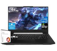 ASUS TUF Gaming Laptop, 15.6" FHD 144Hz Display, Intel Core i7-12650H, NVIDIA GeForce RTX 3070, 64GB DDR5 RAM, 2TB SSD, Backlit Keyboard, Wifi6, Windows 11 Pro, with Microsoft Office Lifetime License