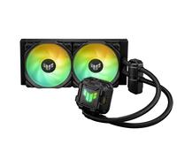 ASUS TUF Gaming LC II - 240mm AIO - CPU Liquid Cooler with Aura Sync RGB, Two PWM 120mm Fans, Decoupled Quiet Pump, Sleeved 400mm Tubing, For Intel LGA 1700/ 1200/ 115x, AMD AM5/ AM4 | Black
