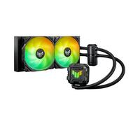 ASUS TUF Gaming LC II - 240mm AIO - CPU Liquid Cooler with Aura Sync RGB, Two PWM 120mm Fans, Decoupled Quiet Pump, Sleeved 400mm Tubing, For Intel LGA 1700/1200/ 115x, AMD AM5/ AM4 | Black