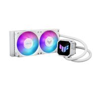 Asus TUF Gaming LC III 240 ARGB Liquid CPU Cooler, 240mm Radiator, White