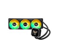 ASUS TUF Gaming LC III 360 ARGB LCD, All-in-One Liquid Cooler, Three ARGB Fans Pre-installed, IPS LCD Display 2.8, 400 mm Tubes, Black