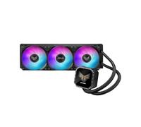 ASUS TUF Gaming LC III 360 ARGB LCD with pre-Installed & Integrated Triple Fans Designed for high Airflow and Static Pressure; 2.8" LCD for Hardware Monitoring, Custom GIFS and MP4 Video Clips
