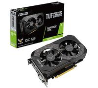 ASUS TUF Gaming NVIDIA GeForce GTX 1660 Ti EVO OC Edition Graphics Card (PCIe 3.0, 6GB GDDR6, HDMI 2.0b, DisplayPort 1.4, Space-Grade Lubricant, Compact Design, GPU Tweak II)