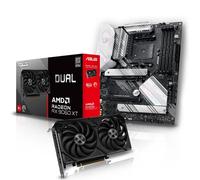 ASUS Upgrade Bundle - DUAL Radeon RX 9060 XT 16GB GDDR6 & ROG STRIX B550-A Gaming AMD AM4 DDR4 ATX Motherboard