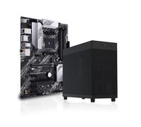 ASUS Upgrade Bundle - PRIME B550-PLUS AMD AM4 DDR4 ATX Motherboard & PRIME AP303 Mesh Mid-Tower ATX Case - Black