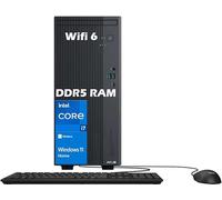 ASUS V500 Business Tower Desktop Computer • 10-core Intel Core i7-13620H Processor • 32GB DDR5 • 2TB SSD • Office 365 for The Web • HDMI + DisplayPort, Wi-Fi 6 • Wired Keyboard & Mouse • Windows 11