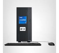 ASUS V500 Tower Desktop Computer | Intel Core i7 13620H (10 Cores, Up to 5GHz) | 64GB DDR5 RAM, 1TB PCIe SSD | WiFi 6, Bluetooth 5.4 | Intel UHD Graphics | Office 365 for The Web, Wired KB & Mouse