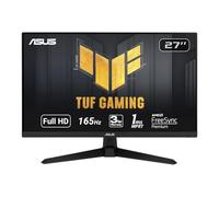 ASUS TUF Gaming 27" 1080P Monitor - Full HD, 165Hz (Supports 144Hz), 1ms, Extreme Low Motion Blur, FreeSync Premium, Shadow Boost, Eye Care, HDMI, DisplayPort, Tilt Adjustable - VG277Q1A,Black