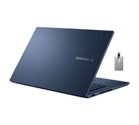 ASUS Vivobook 14" FHD Business Laptop, Intel Core i5 1235U, 16GB RAM, 512GB PCIe SSD, Iris Xe Graphics, Backlit Keyboard, Fingerprint Sensor, HD Camera, WiFi 6, Win 11 Pro, Blue, 32GB Hotface USB Card