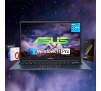 ASUS Vivobook 14 "FHD Laptop, 40GB RAM, 1.1TB Storage, (1TB Internal SSD+128GB Portable SSD), Intel Core i3 Processor (6 Cores and 8 Threads), Lifetime Microsoft Office, Windows 11 Pro