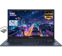 ASUS Vivobook 14" FHD Laptop for Student Business Home School, Intel 10-Core i5-1334U, 24GB RAM 1TB SSD, Numeric Keypad, Private Webcam, Windows 11